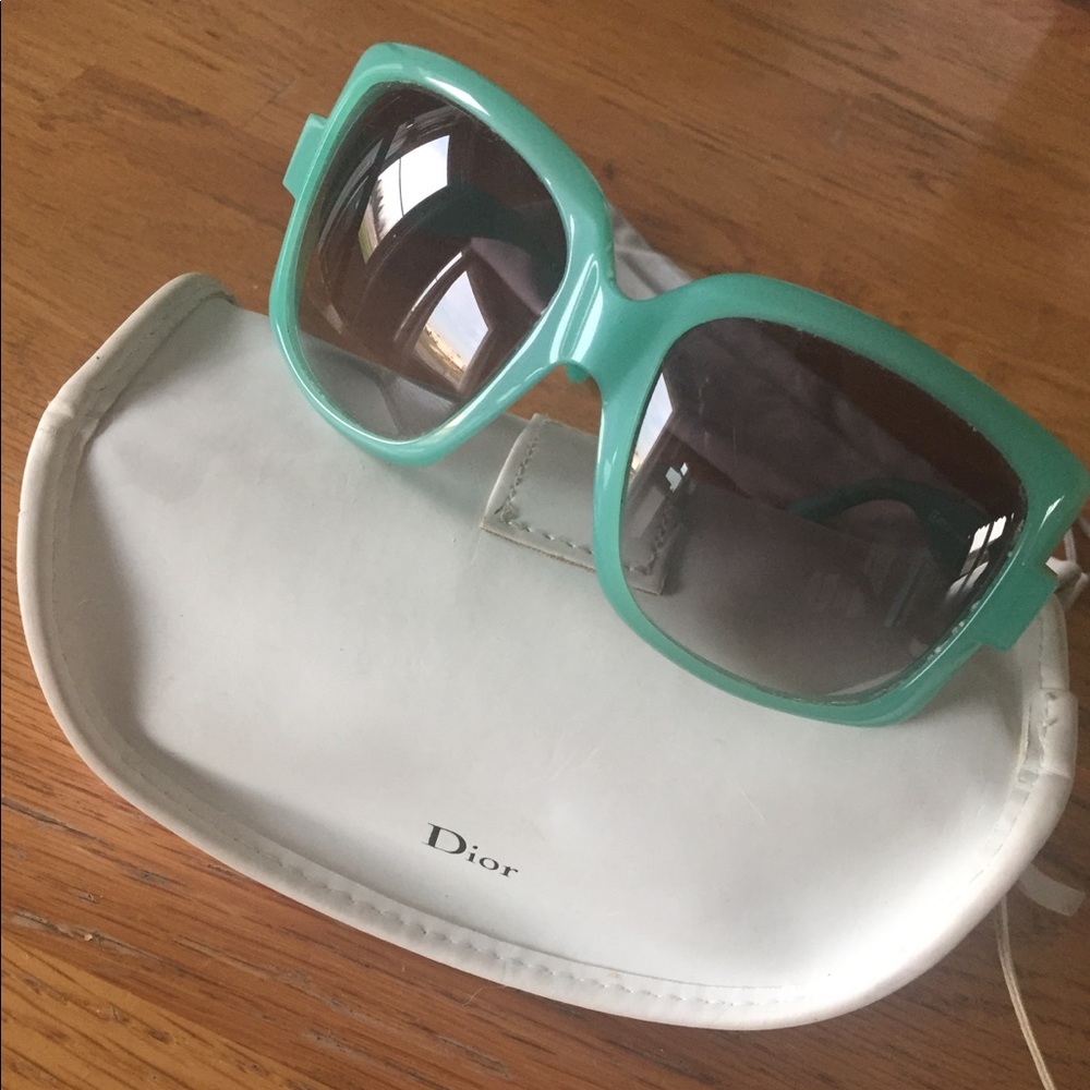 Tiffany blue Christian Dior sunglasses